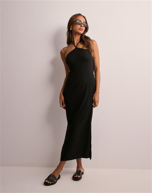 Pieces - Sort - Pcalicia Sl Long Halter Neck Dress