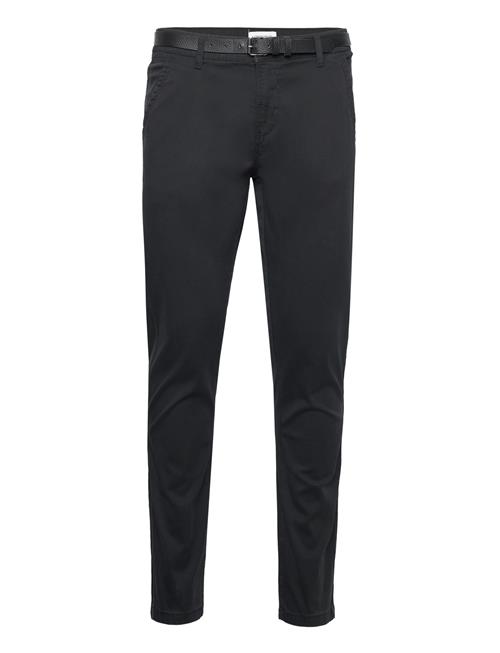 Classic Stretch Chino W. Belt Lindbergh Black