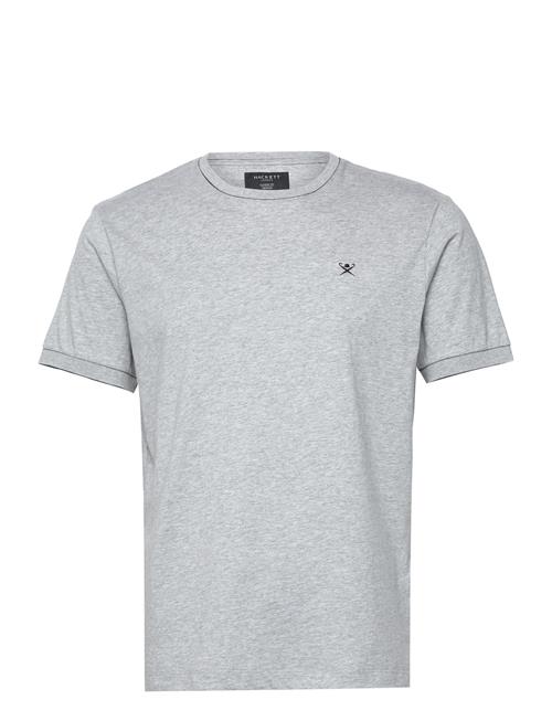 Se Hackett London Jersey Tipped Tee Hackett London Grey ved Booztlet