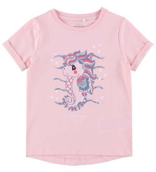 Name It Name It T-shirt - NmfVix - Parfait Pink/Seahorse