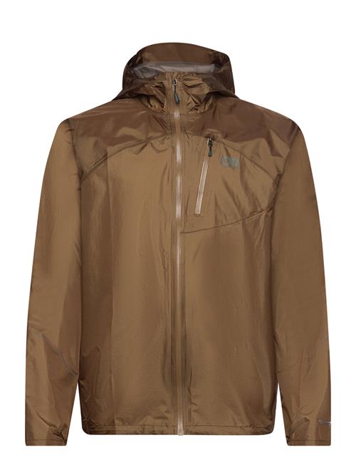 Se Outdoor Research M Helium Rain Jacket Outdoor Research Brown ved Booztlet