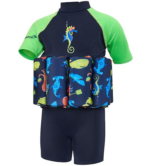 Se Konfidence Konfidence SvÃ¸mmedragt - UV40+ - Navy/Seabiskit ved KidsWorld