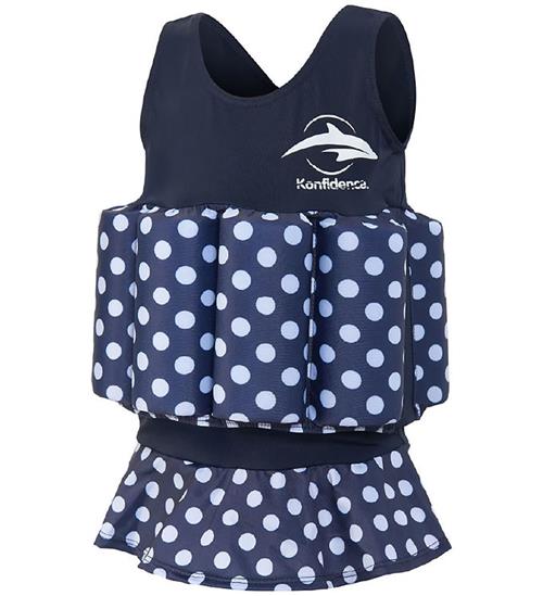 Konfidence Konfidence SvÃ¸mmedragt - UV40+ - Navy/Polka