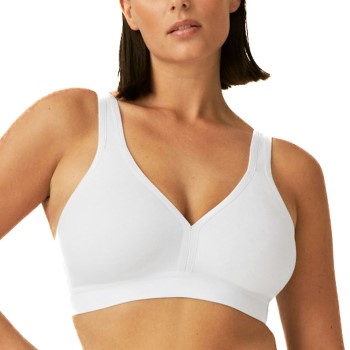 NATURANA Bh Athleisure Soft Bra Hvid bomuld B 80 Dame