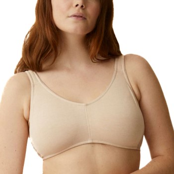 NATURANA Bh Classics Cotton Soft Bra Beige bomuld B 80 Dame