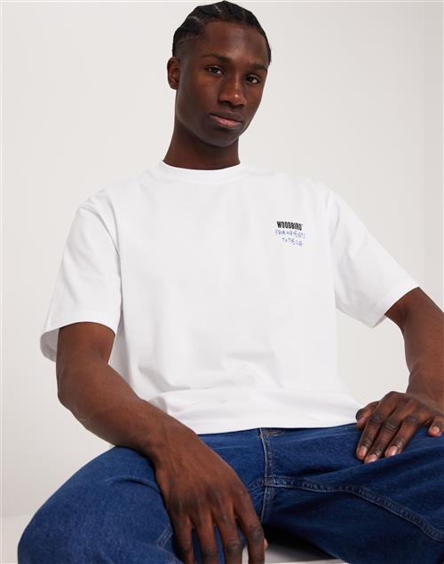 Woodbird WBBaine State Tee Oversized t-shirts White