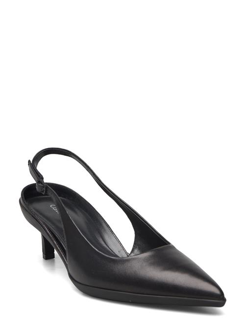 Heel Slingback Pump 50 Lth Calvin Klein Black