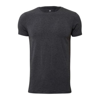 Se JBS of Denmark Bamboo Blend O-neck T-shirt Mørkgrå  Small Herre ved Timarco