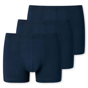 Schiesser 3P 95-5 Essential Shorts Mørkblå bomuld XX-Large Herre