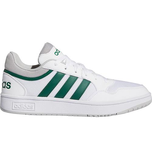 Se adidas Performance Sko - HOOPS 3.0 Summer - Hvid/GrÃ¸n ved KidsWorld