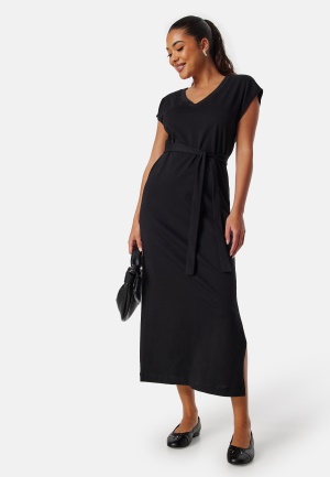 Se SELECTED FEMME Slfessential Ankle Dress Black L ved Bubbleroom