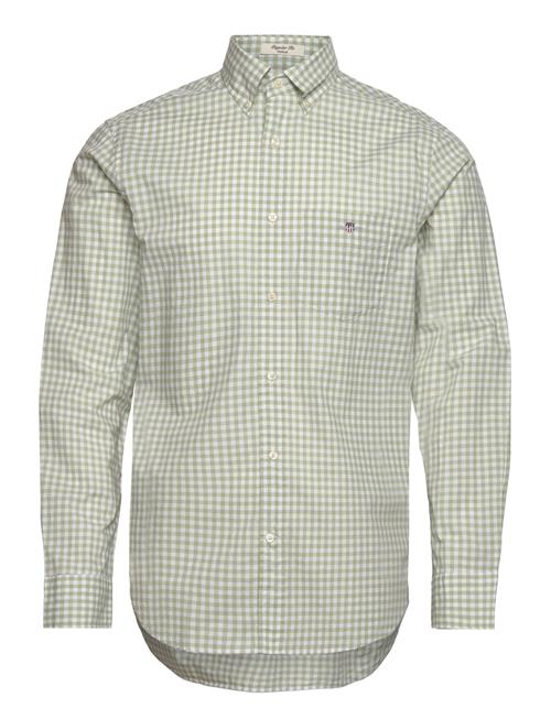 GANT Reg Classic Poplin Gingham Shirt GANT Green