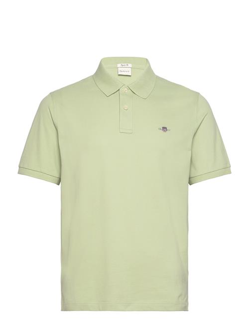 Se GANT Reg Shield Ss Pique Polo GANT Green ved Booztlet