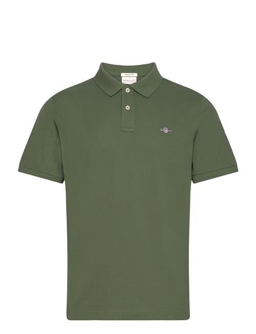 GANT Reg Shield Ss Pique Polo GANT Green