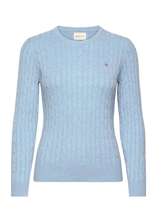 GANT Stretch Cotton Cable C-Neck GANT Blue