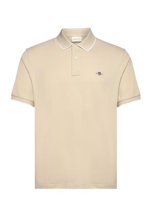 Framed Tipping Ss Polo GANT Beige