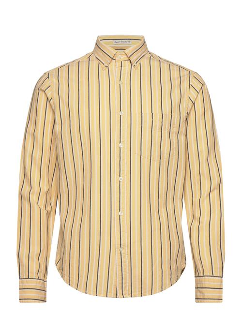 GANT Reg Dobby Stripe Shirt GANT Yellow