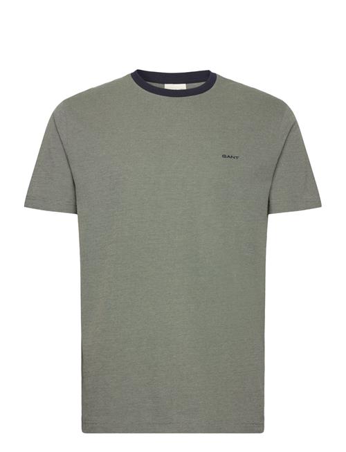 4-Col Oxford Regular Ss T-Shirt GANT Green