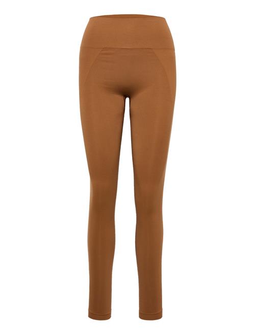 Se Filippa K High Seamless Leggings Filippa K Brown ved Booztlet