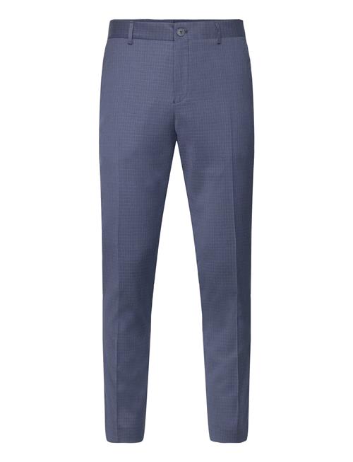 Se Selected Homme Slhslim-Neil Blue Check Trs Selected Homme Navy ved Booztlet