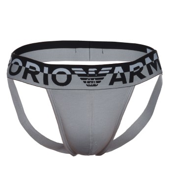 Emporio Armani Armani Cotton Jockstrap Grå bomuld Small Herre