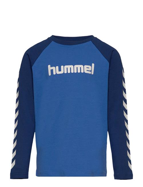 Hummel Hmlboys T-Shirt L/S Hummel Blue