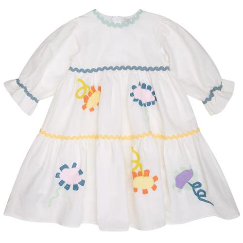 Stella McCartney Kids Kjole Med Broderi Elfenben | Hvid | 4 years