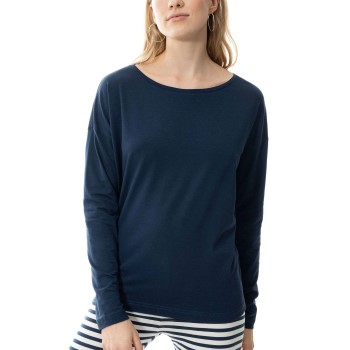 Mey Tessie Long-sleeve T-shirt Marineblå X-Large Dame