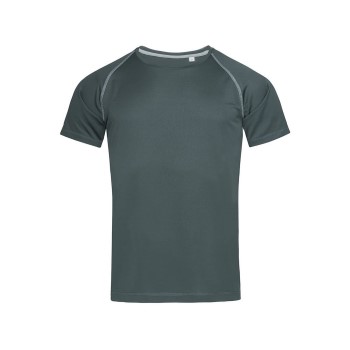 Stedman Active 140 Men Team Raglan Mørkgrå  polyester Medium Herre