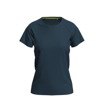 Stedman Active 140 Raglan For Women Marineblå polyester X-Large Dame