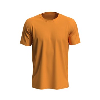 Se Stedman Unisex Lux T Orange bomuld Large ved Timarco