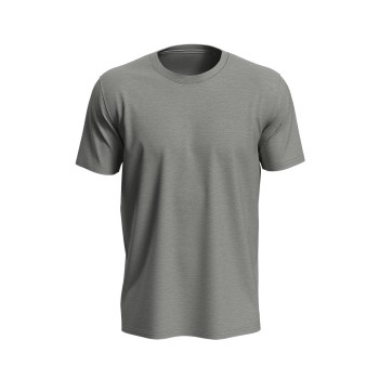 Stedman Unisex Lux T Gråmelerad bomuld 3XL