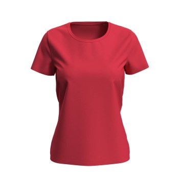 Stedman Women Lux T Rød bomuld Medium Dame