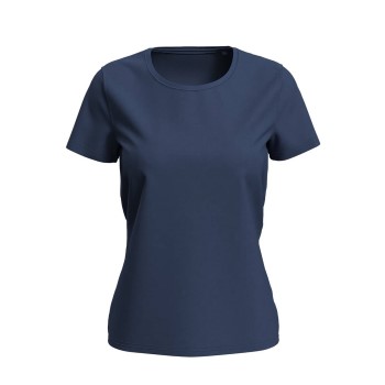 Stedman Women Lux T Marineblå bomuld Large Dame