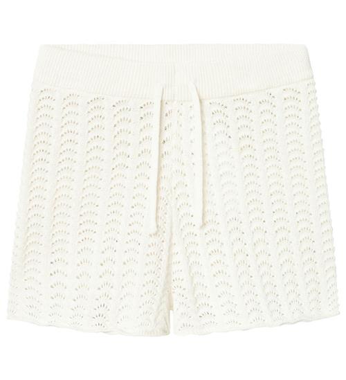 Lil Atelier Lil' Atelier Shorts - Strik - NmfJohanna - Coconut Milk m. HulmÃ¸