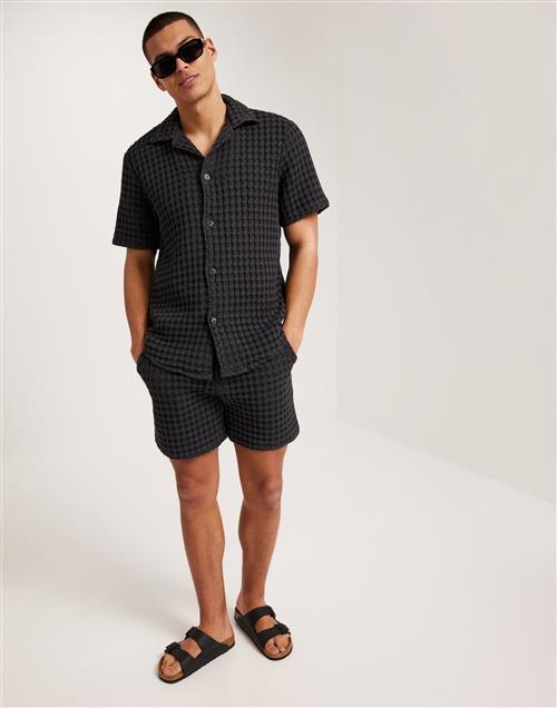 OAS Waffle Shorts Shorts Black