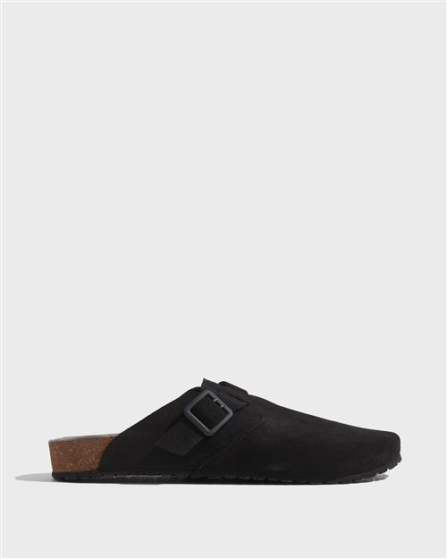 Jack & Jones Jfwlouis Suede Mule Tøfler Anthracite