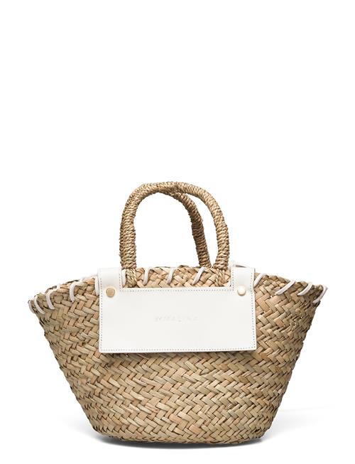 Malina Niki Straw Bag Malina Beige