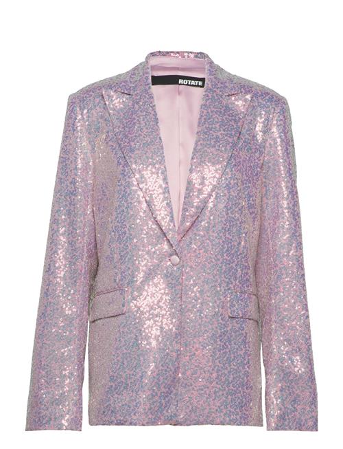 ROTATE Birger Christensen Sequin Over D Blazer ROTATE Birger Christensen Pink