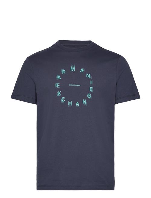 Se Armani Exchange T-Shirt Armani Exchange Blue ved Booztlet