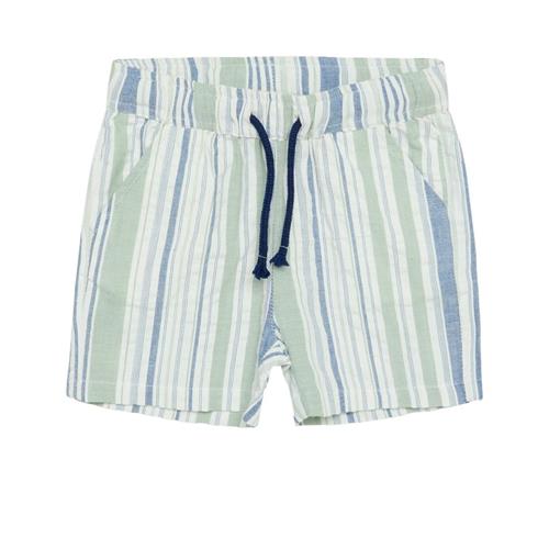 Hust&Claire Hakon Stribet Shorts Jade Green | Grønn | 92 cm