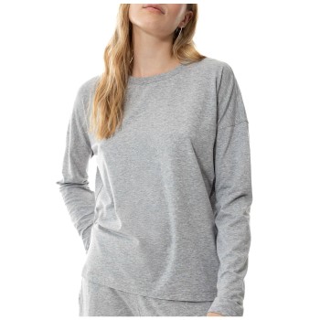 Se Mey Yona Long-sleeve T-shirt Grå Large Dame ved Timarco