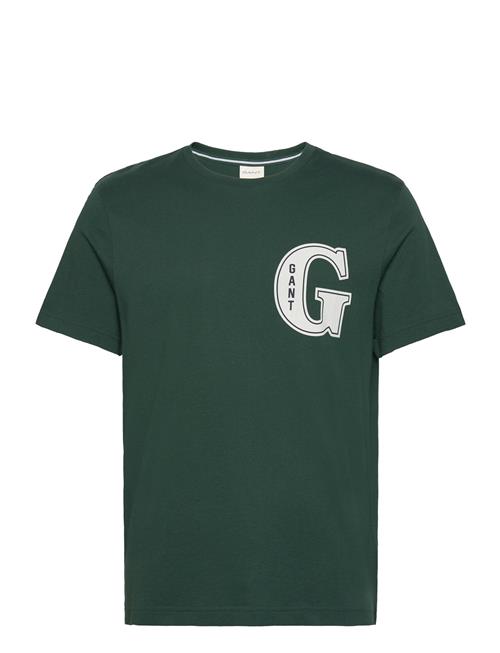 Se GANT G Graphic T-Shirt GANT Green ved Booztlet