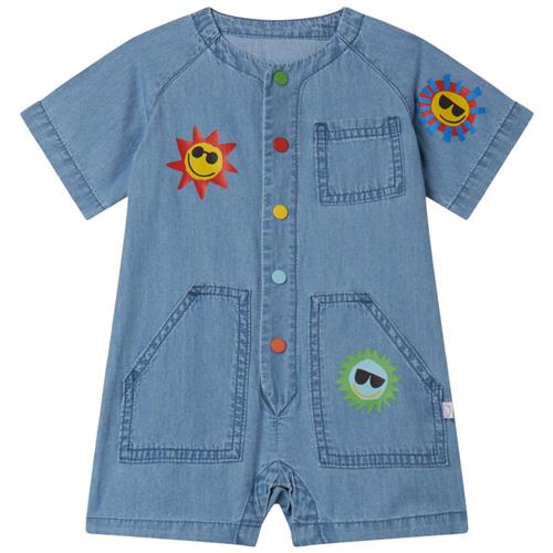 Se Stella McCartney Kids Romper I Denim Blå | Blå | 6 months ved Babyshop