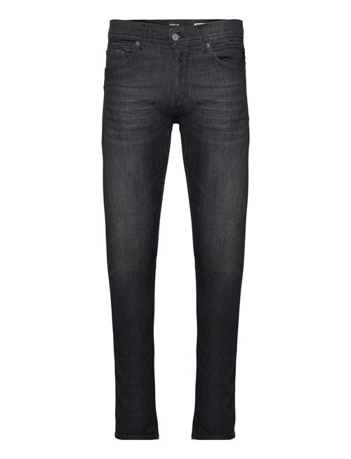 Jondrill Trousers Skinny 99 Denim Replay Black