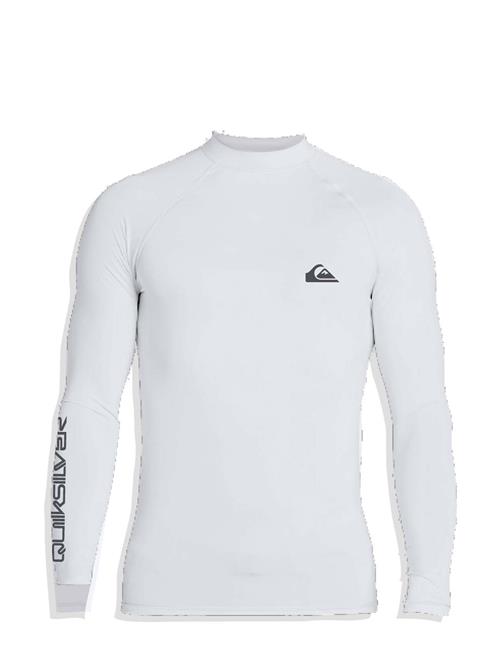 Se Quiksilver Everyday Upf50 Ls Youth Quiksilver White ved Booztlet