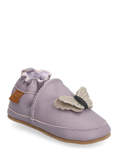 mikk-line Leather Slipper - 3D Mikk-line Purple