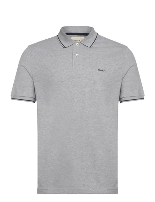 GANT Tipping Ss Pique Polo GANT Grey