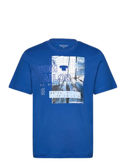 Tom Tailor Photoprint T-Shirt Tom Tailor Blue