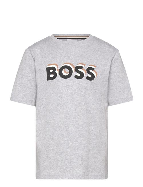 Se BOSS Short Sleeves Tee-Shirt BOSS Grey ved Booztlet